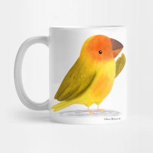 Saffron Finch Bird Mug